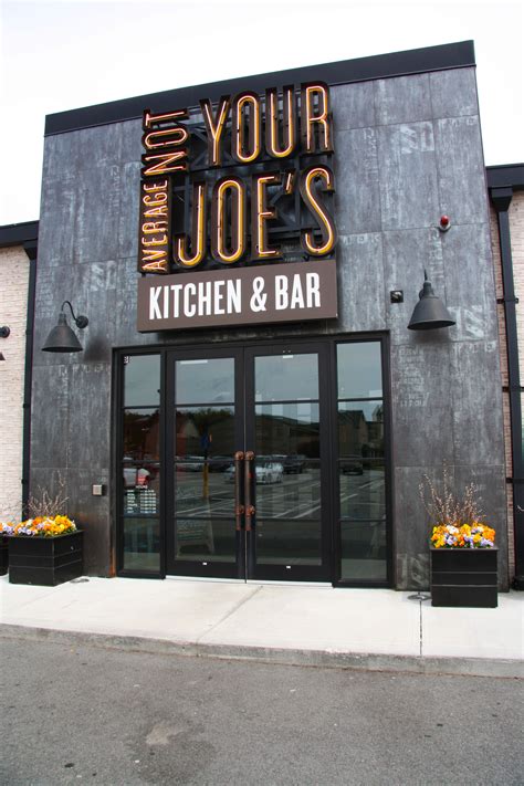 Restaurant not your average joe's - Peabody Restaurants ; Not Your Average Joe's; Search. See all restaurants in Peabody. Not Your Average Joe's. Claimed. Review. Save. Share. 47 reviews #29 of 82 Restaurants in Peabody $$ - $$$ American Bar Grill. 210 Andover St Unit P127, Peabody, MA 01960-1647 +1 978-839-5637 Website.